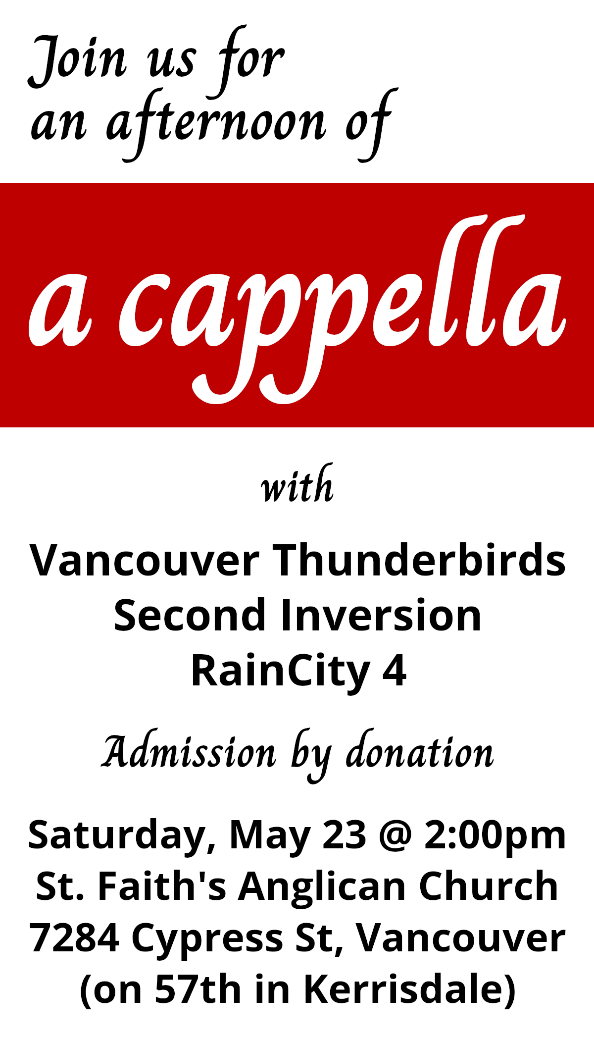 [poster for Spring show]