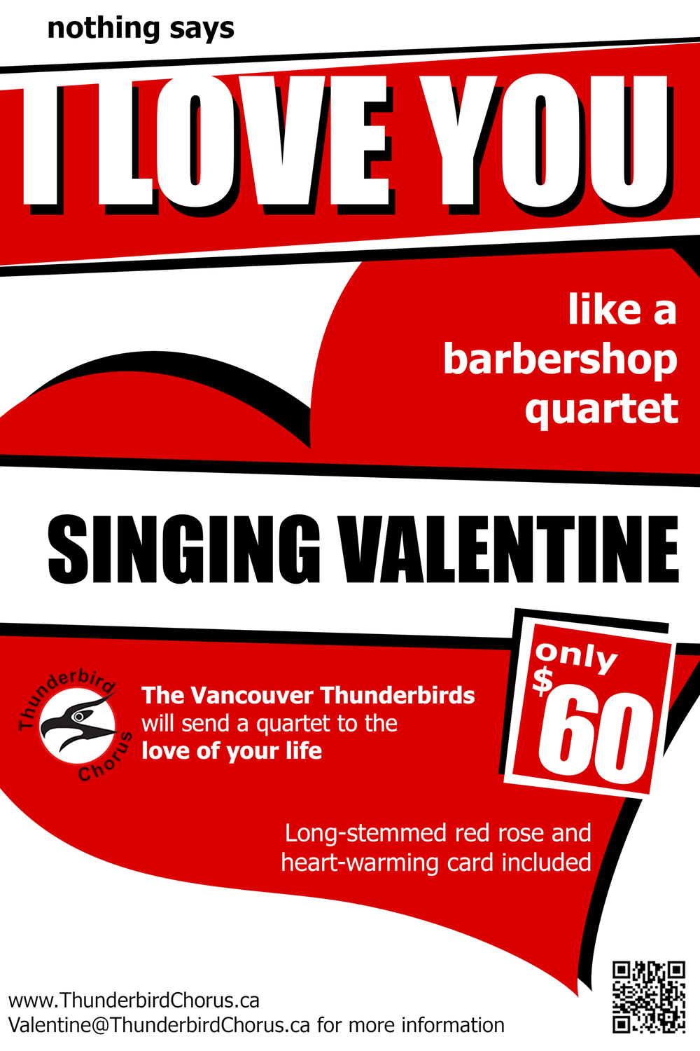 [poster for singing valentines]